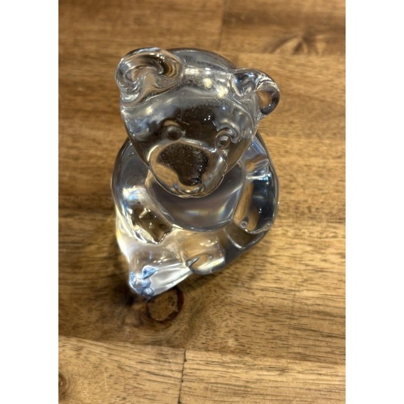 Princess House Figurine Crystal Bear Germany 24% Lead Crystal 3.5 Inches Tall - Picture 2 of 8